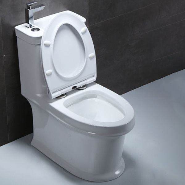 Floor Mounted Toilet One-Piece Toilet Modern Siphon Jet Flush Toilet