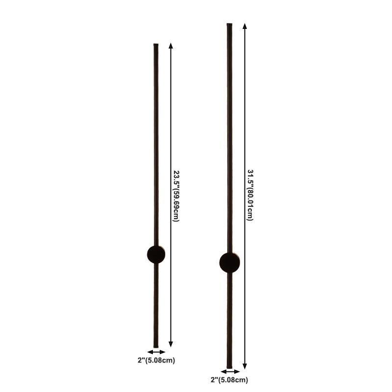 Luz de aluminio Luces de pared de la pared Moderna Nórdica 1 Cabeza de montaje en la pared para el dormitorio