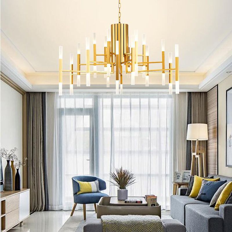 Lampade a sospensione del ramo illuminazione lampadario postmoderno per soggiorno sala da pranzo