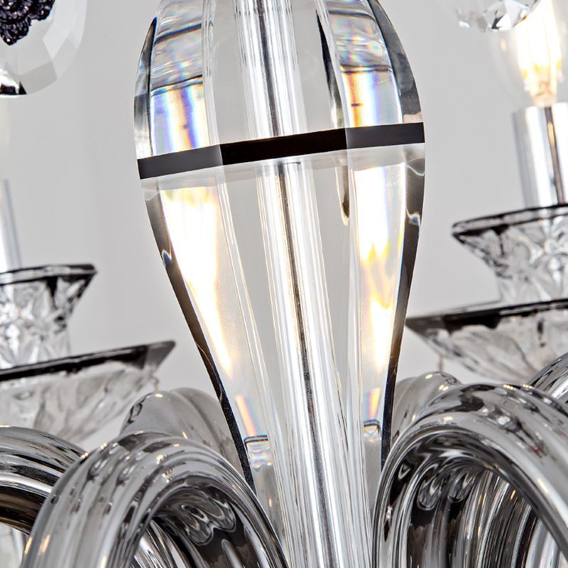 Kerze Kronleuchter Leuchte Traditionelle Kristallheizbeleuchtung für das Restaurant