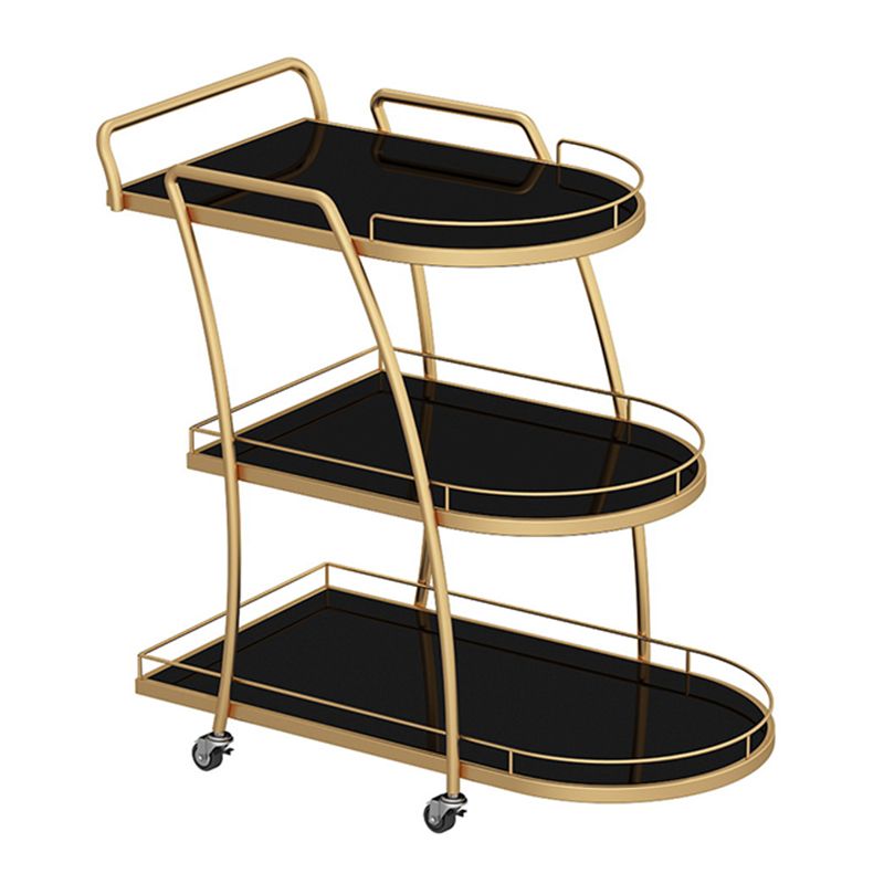 32.28" High Contemporary Prep Table Rolling Metal Prep Table for Kitchen