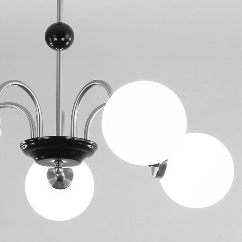 Moderner künstlerischer Anhänger Light Glass Globe Kronleuchter für Wohnzimmer