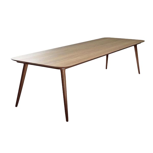 Rectangle Dining Site Table Modern Style Solid Wood Dining Room Collection with 4-foot