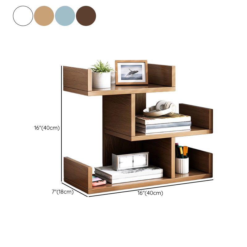 Urban Open Shelf Bookcase Engineered Wood Book Shelf with Shelves for Study Room