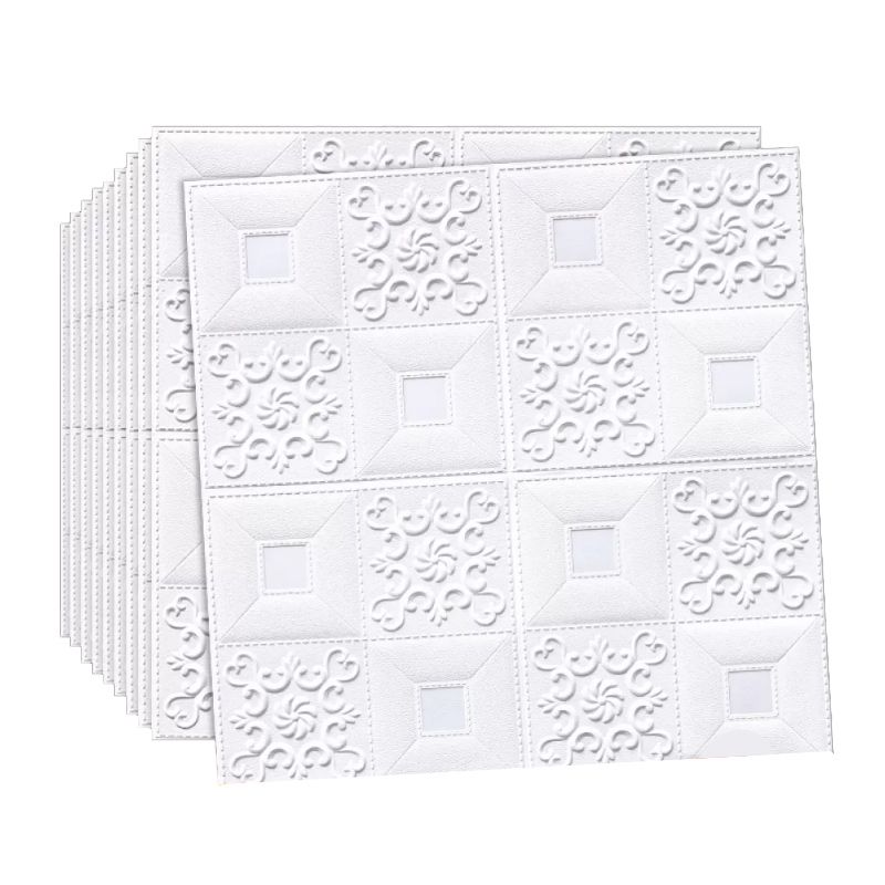 3D Wall Panel Gorgeous Style Simple Home Living Room Bedroom Wall Plate (100-pack)
