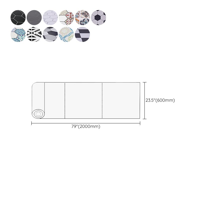 Patterned Vinyl Flooring PVC Peel and Stick Vinyl Flooring with Low Gloss