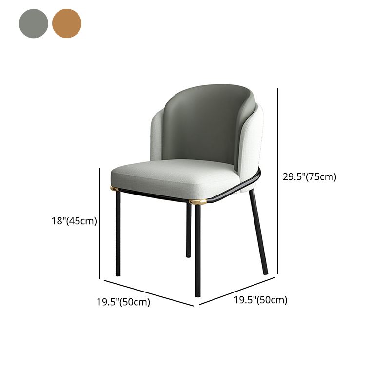 White Stone Top 1/5 Pieces Dining Set Glam Style Kitchen Set for Dining Room