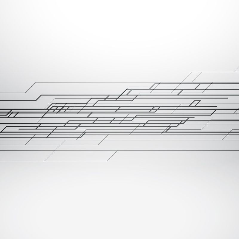 Contemporary Traverse Murals Wallpaper Black-White Moisture Resistant Wall Covering for Home