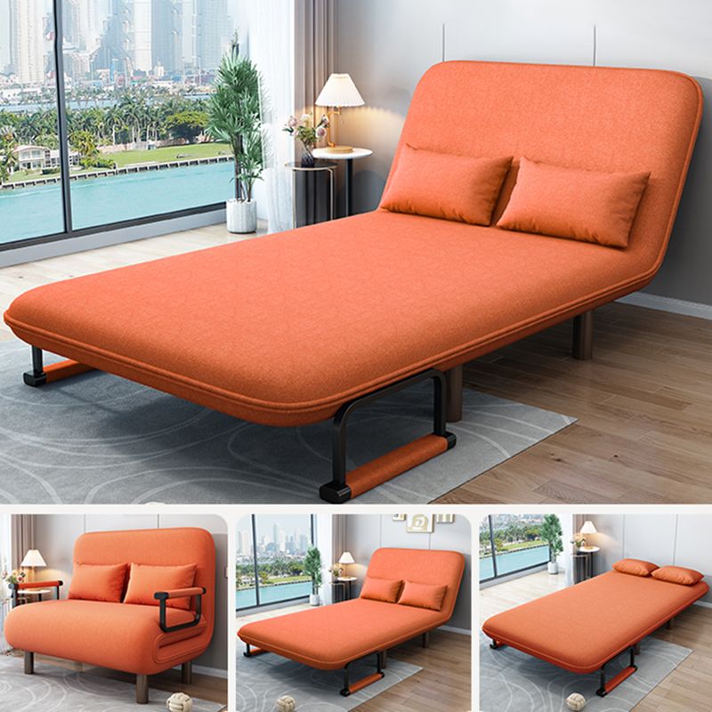 26" Wide Scandinavian Sleeper Sofa Futon Fabric Foldable Sleeper Sofa