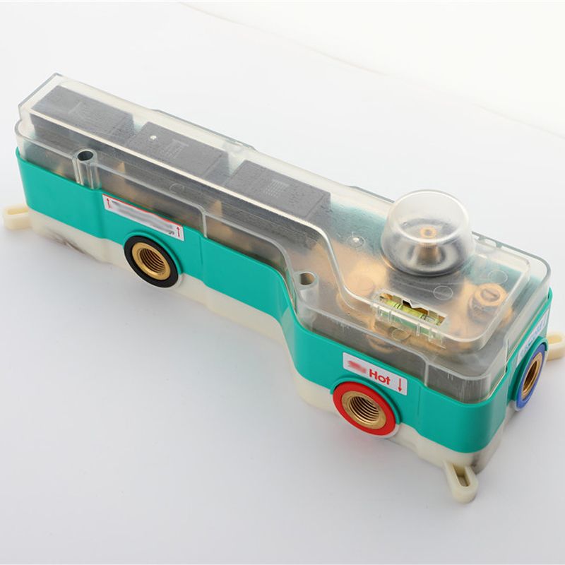 Contemporary Square Shower Trim Wall Mounted Shower Set for Bathroom