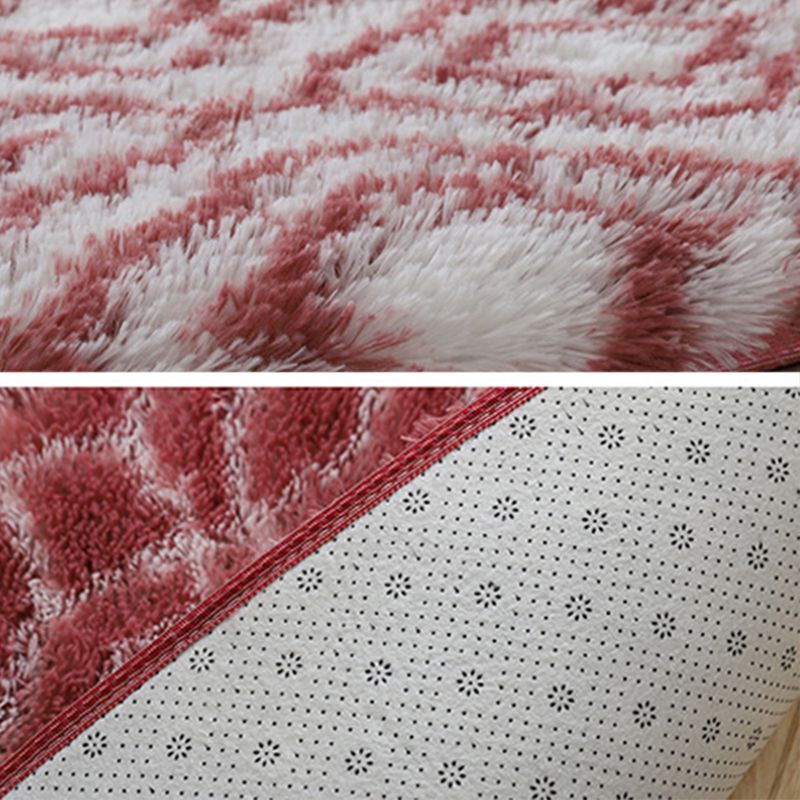 Simple Modern Graphic Pattern Rug Creative Trendy Shag Area Carpet Polyester Friendly Washable Carpet for Living Room