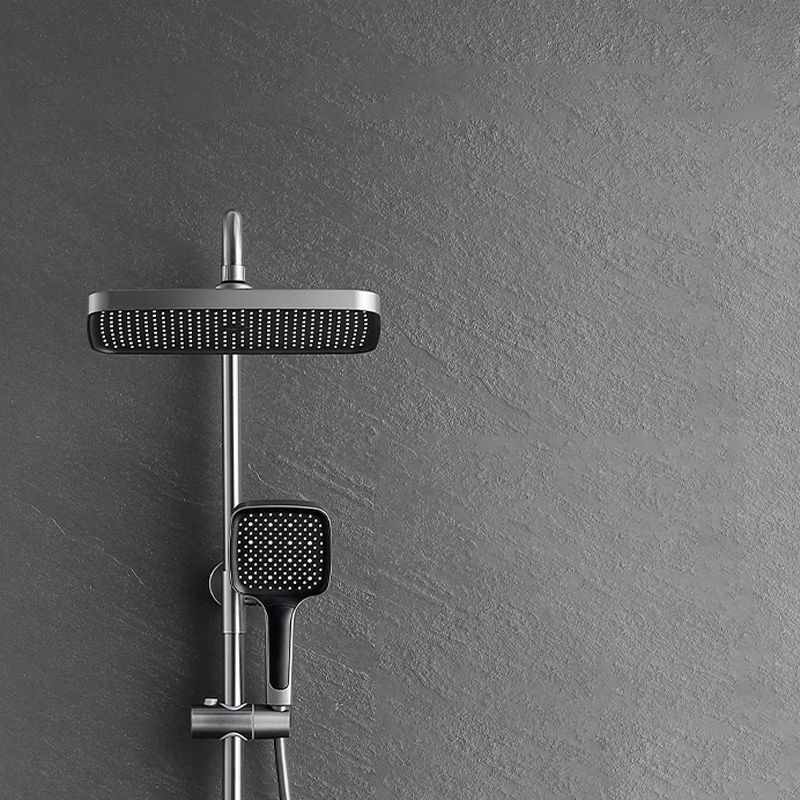 Valve Included Shower System Solid Color Dual Shower Head Shower Head Combo