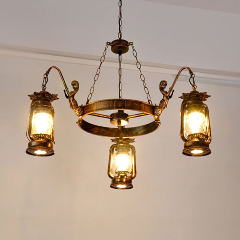 Accesorio de techo industrial Bar de colgante múltiple de luz múltiple luz de restaurante Light