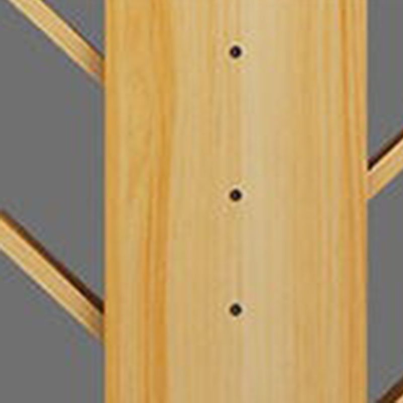 Modern Engineered Wood Bookshelf Geometric Open Shelf Bookcase