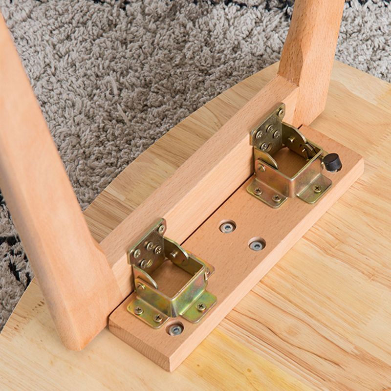 Modern Style 4-Leg Base Solid Color Round/square Wooden Coffee Table For Apartment