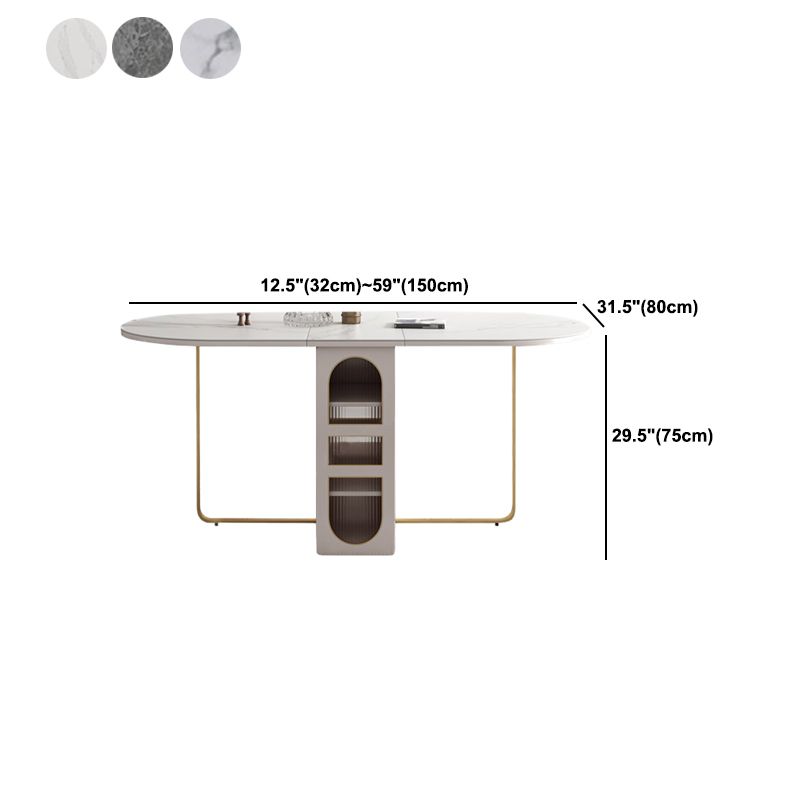 Simplicity Style Dinner Table Trestle Base Folding Furniture,59"L x 31.5"W x 29.5"H