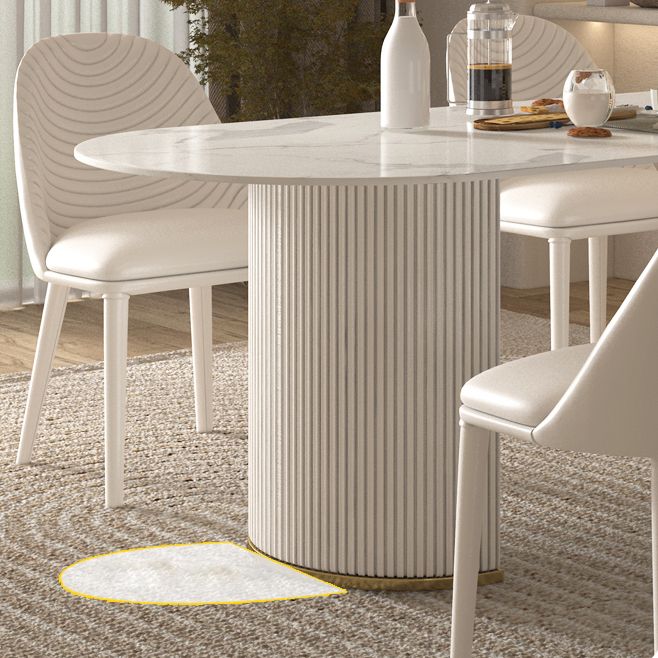 Modern 1/2/4/5/7 Pieces Dining Set Rectangle Stone Dining Table for Dining Room