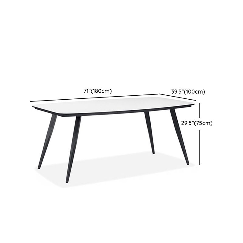 Boho Style Dining Set 1/3/5/7 Pieces Stone Dining Table Set for Outdoor