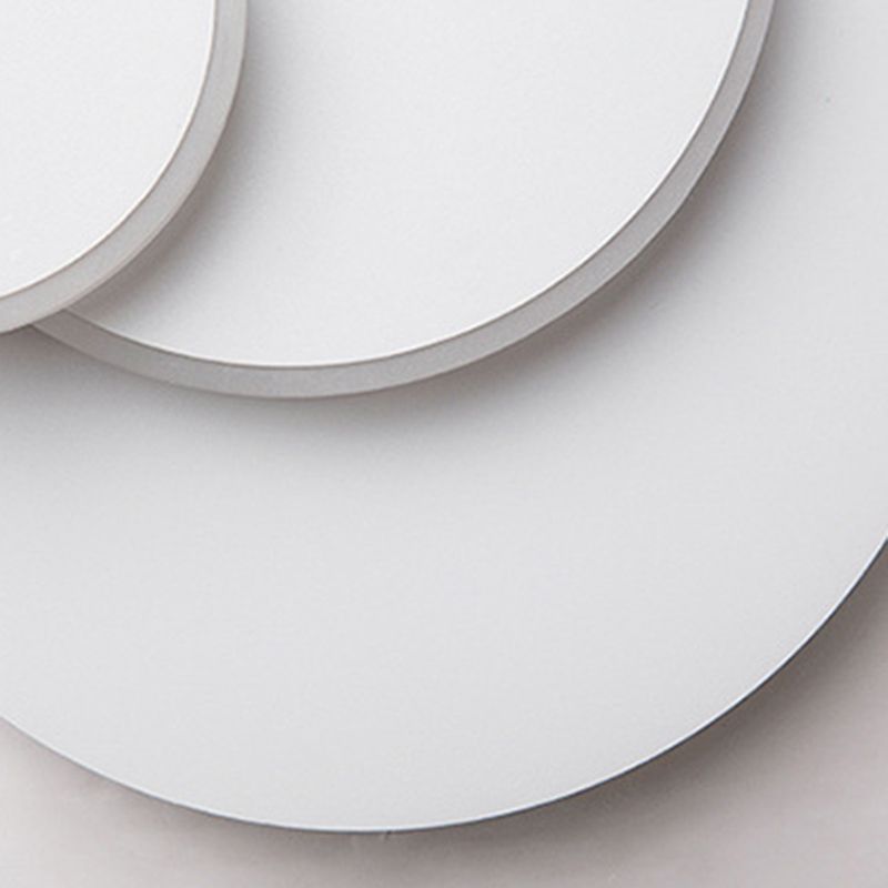 2 Lights LED Wall Mount Light Modern Simple Wall Light with Acrylic Shade for Living Room