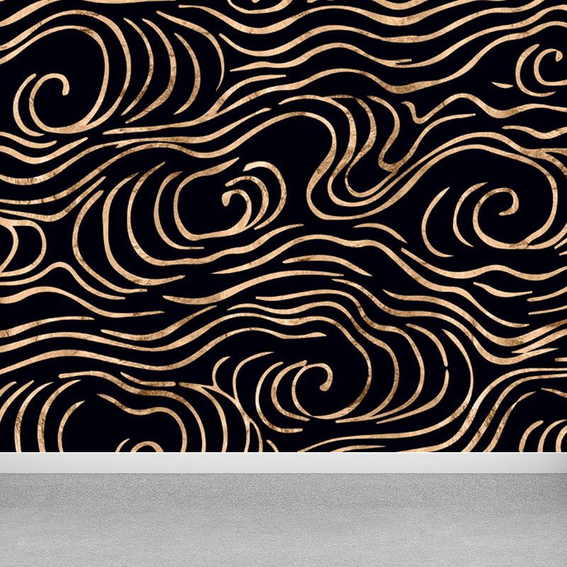 Cloud Pattern Mural Wallpaper for Dining Room, Pastel Color, Custom Size Available