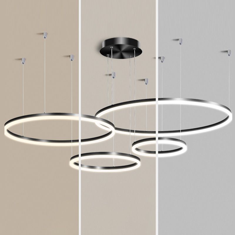 Zeitgenössische mehrschichtige verstellbare Anhängerbeleuchtung für den Lebensraum im Wohnzimmer