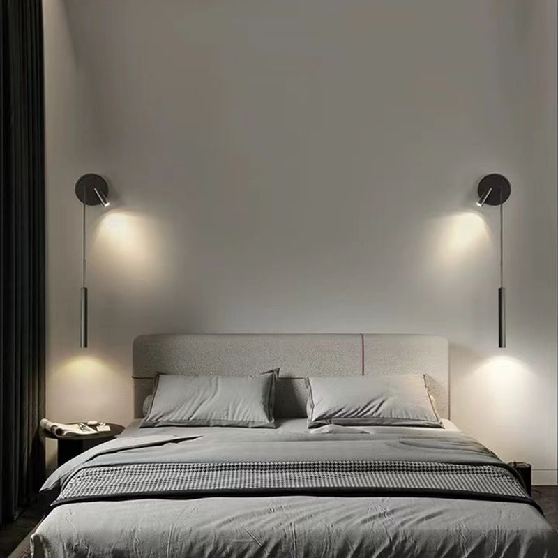 Modernist Wall Light Fixture Metal Reading Sconce Light for Bedroom