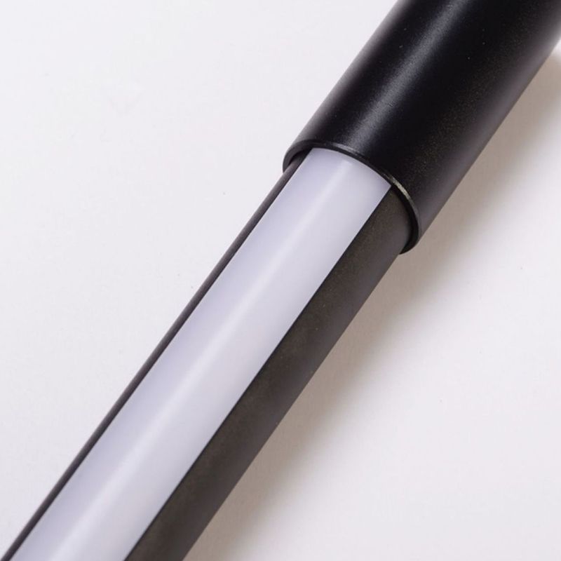 Metal Linear Hanging Lights Modern Style 1-Light Hanging Mount Fixture pour salle à manger