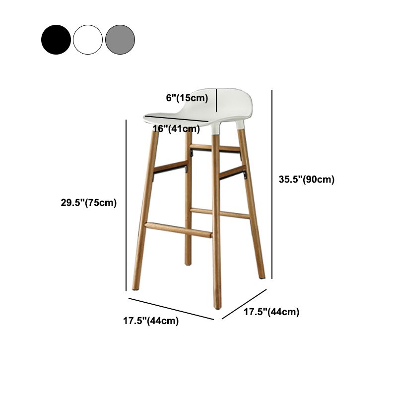 Modern Style Bar-stool Wooden Counter Bar Stool for Restaurant