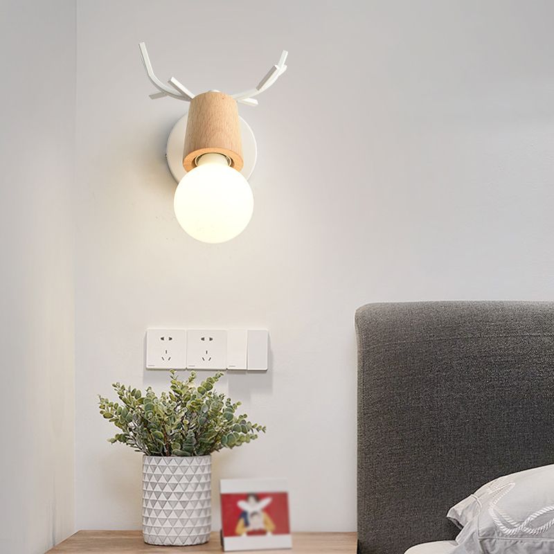 Macaron 1 Light Sconce Light Stone Modern MODER MODET MATIVA A Monte parete Light