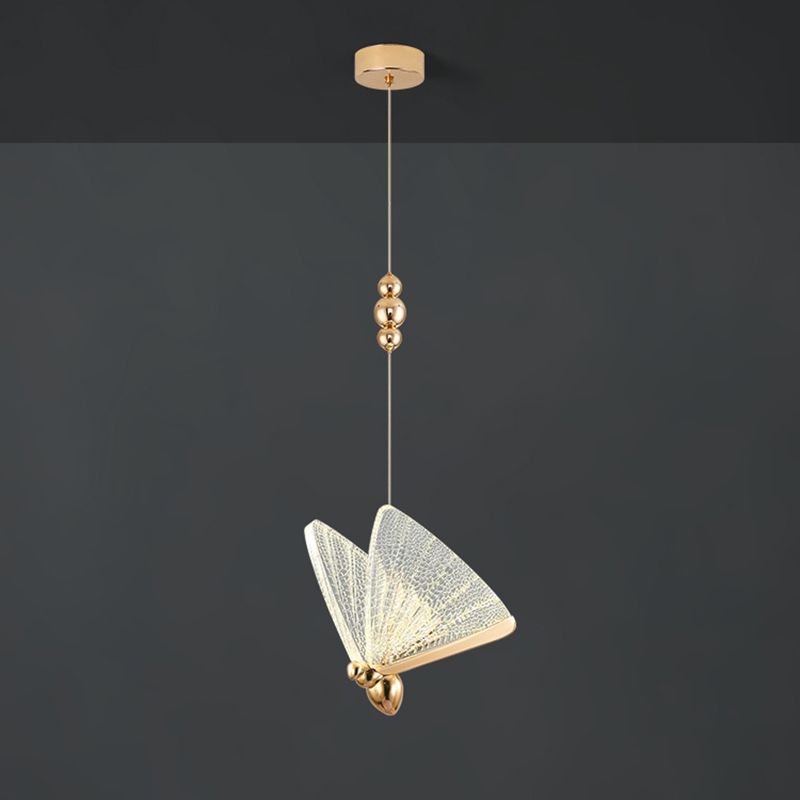 Éclairage pendentif en or