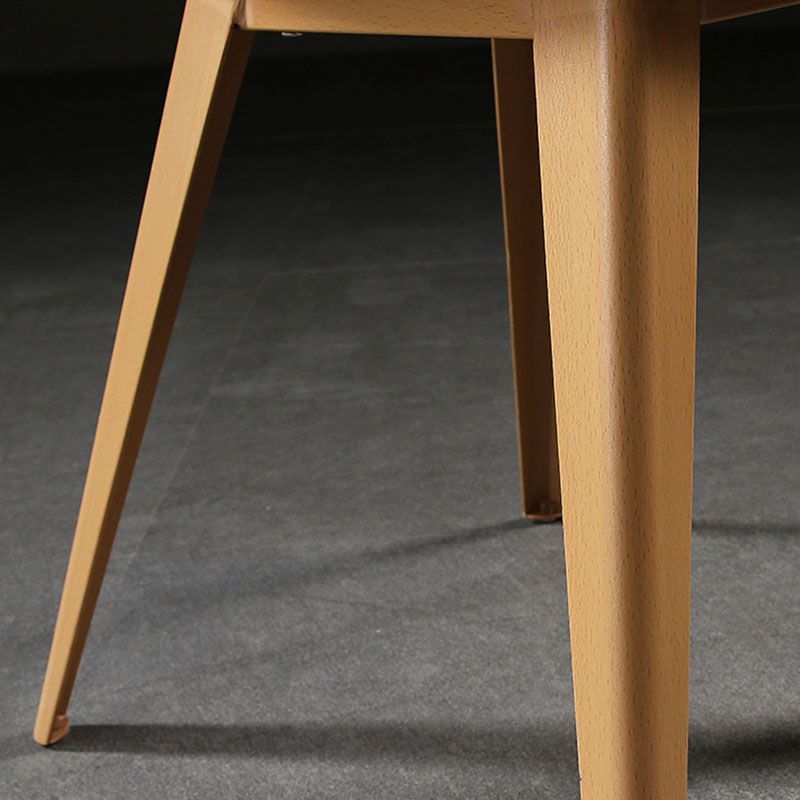 Modern Open Back Side Chair Plastic Arm Chair with Metal Base for Dining Room