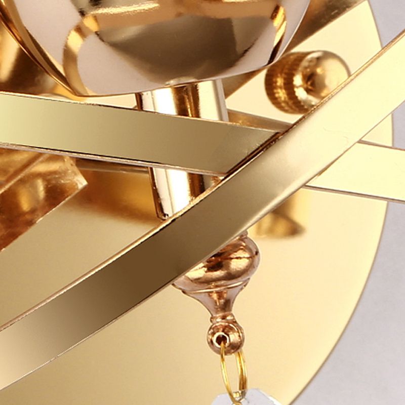 Éclairage d'applications à balle pour la chambre à coucher d'une lumière antique Éclairage mural en cristal clair