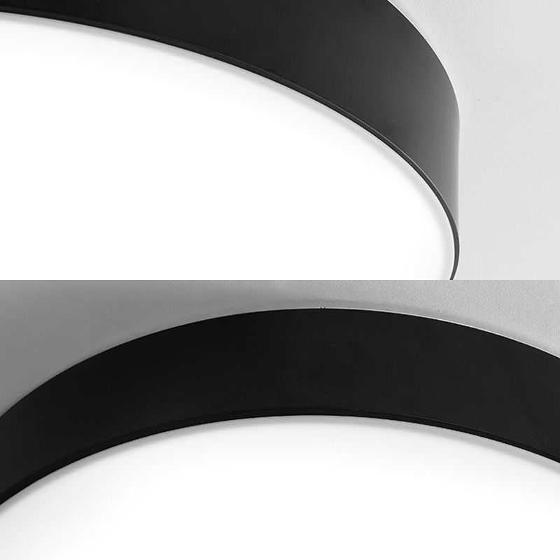 Lámpara de techo simple con luz LED empotrada moderna con pantalla acrílica para dormitorio