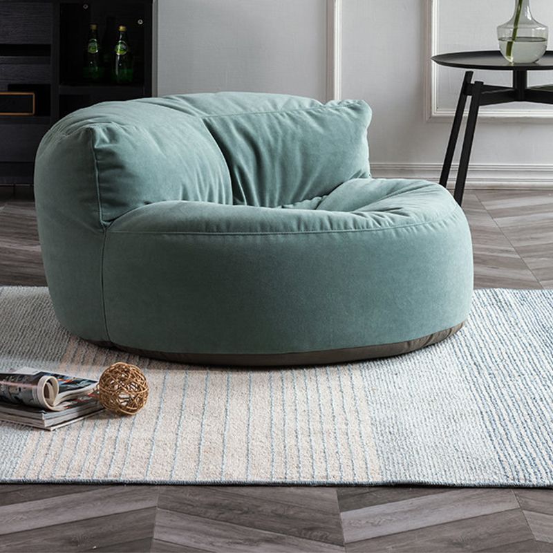 Velvet Armless Chair 34.64" L x 39.37" W x 18.89" H Accent Chair for Living Room