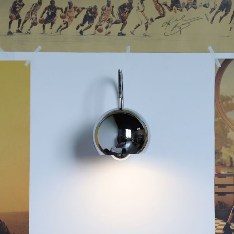 Modern Style Ball Wall Light Sconces Metal 1 Light Wall Lighting