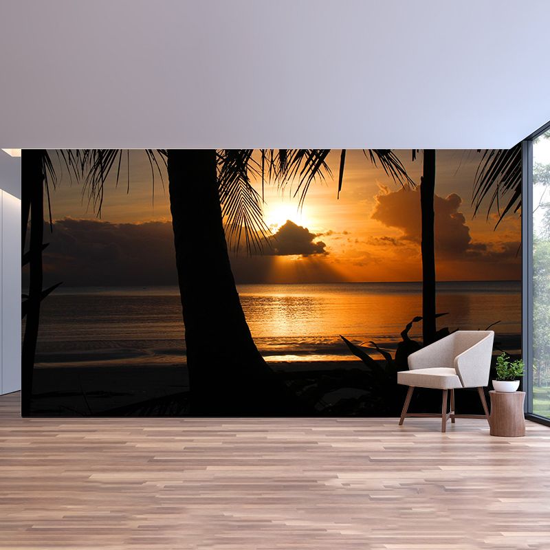 Decorative Wall Mural Wallpaper Tropical Landscape Sitting Room Wall Mural