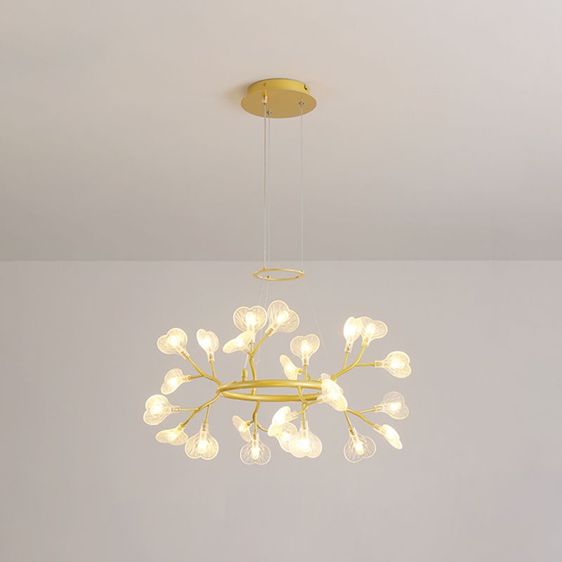 Landeliers modernos para comedor accesorios de luz orbicular colgante de lámpara de metal