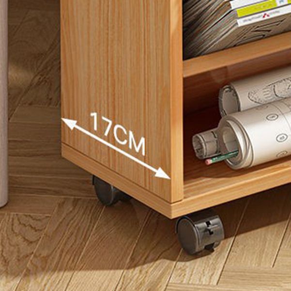 Contemporary Style Bookshelf Engineered Wood Bookcase for Office and Study Room