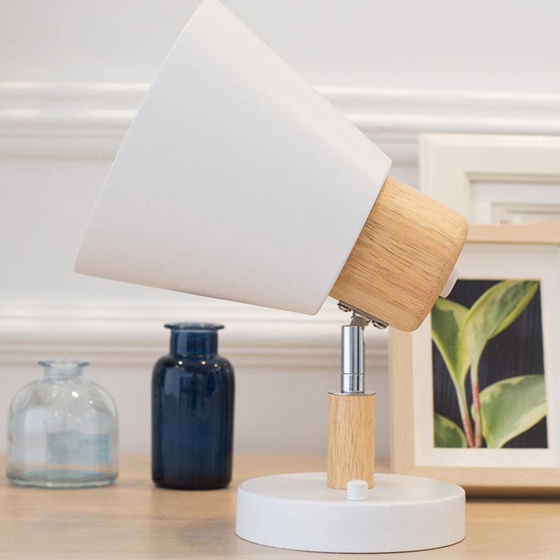 Metal Shaded Wall Light Modernism Wood Lighting for Living Room Foyer