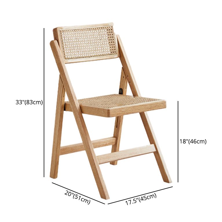 Silla de comedor de madera maciza de estilo moderno, silla de comedor con respaldo abierto y cocina