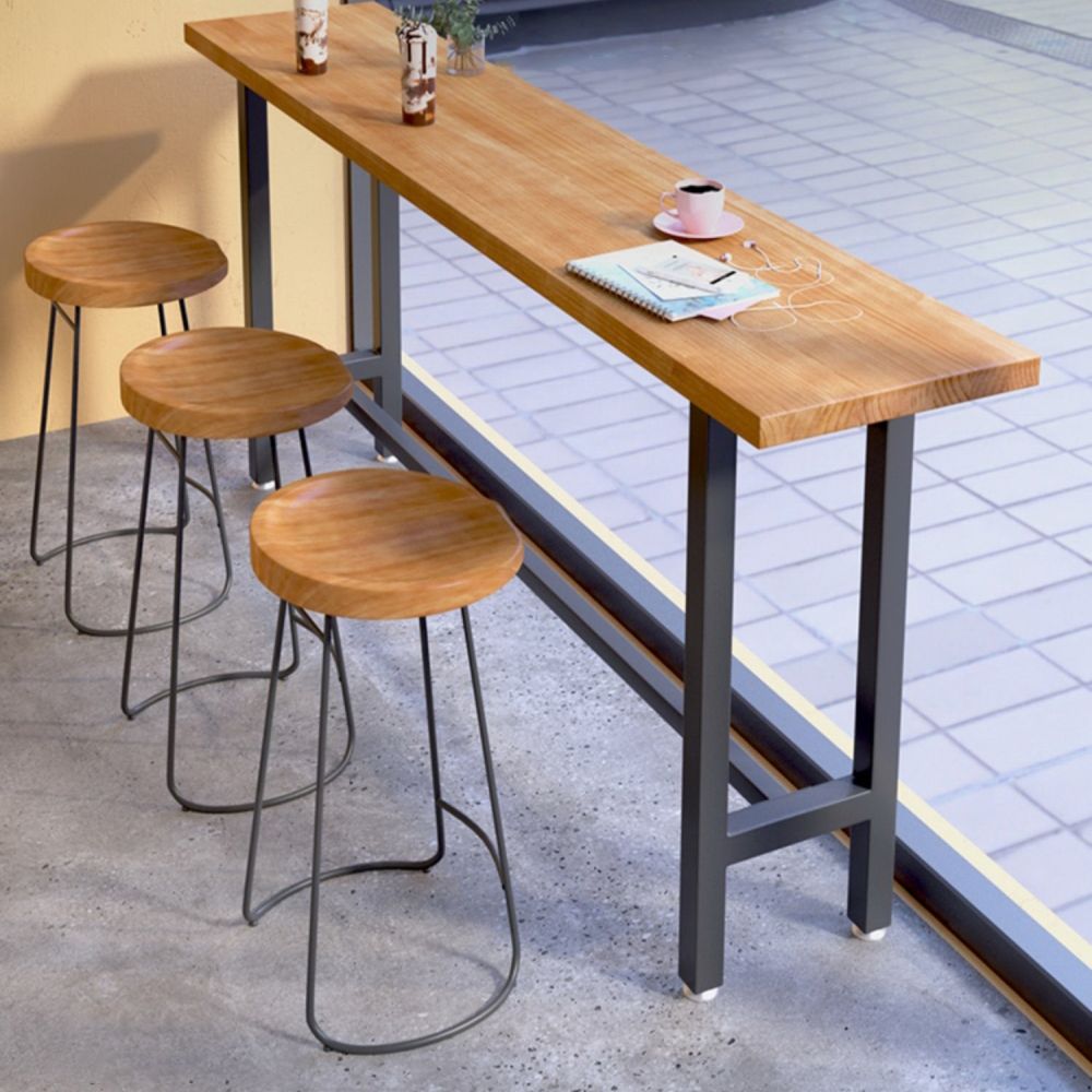 Glam Rectangle Bar Table Set 1/4/7/9 Pcs Iron Frame Bar Table and Stools