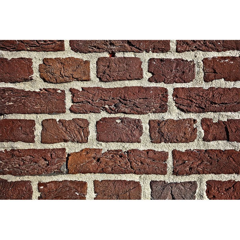 Industrial Style Brick Wall Wall Covering for Living Room, Moisture Resistant