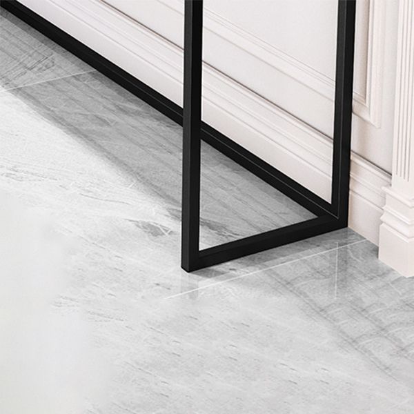 Modern Rectangle Console Sofa Table 33.46-inch Tall Accent Table with 1 Shelf
