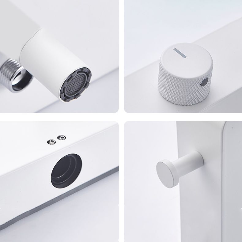 Modern Shower Faucet Stainless Steel Slide Bar Included Shower Trim