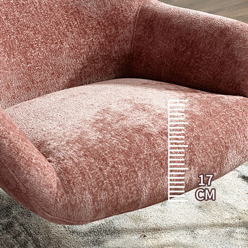Mid-Century Modern Chenille Lounge Accent Chair for Living Room