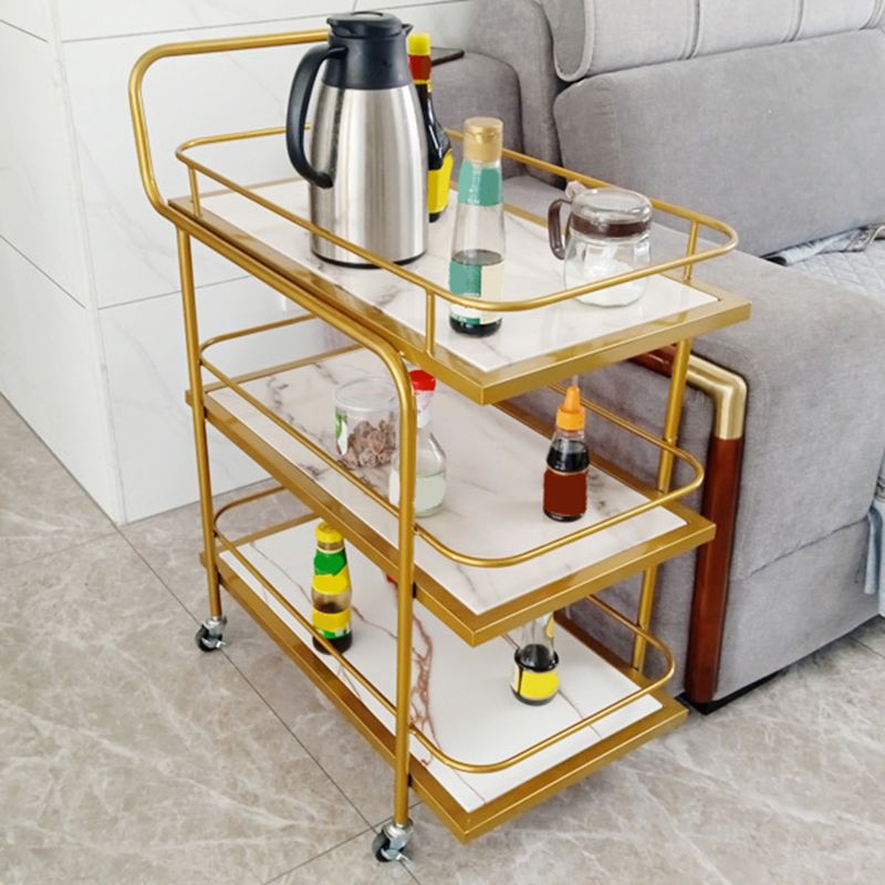 Rolling Contemporary Prep Table Metal Prep Table for Kitchen Use