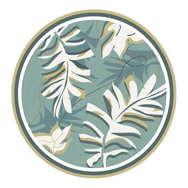 Nordic Modern Rug Rainforest Polyester Rug Washable Rug for Living Room
