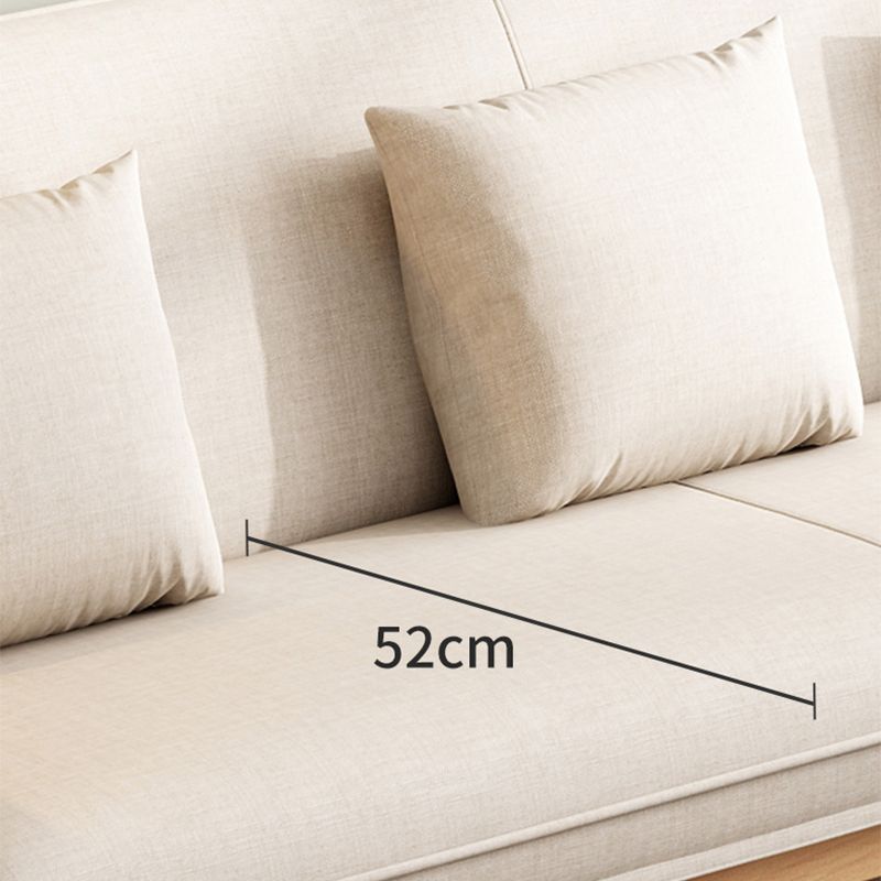 Linen Modern Tight Back Sofa 24"W Square Arm Sofa for Living Room