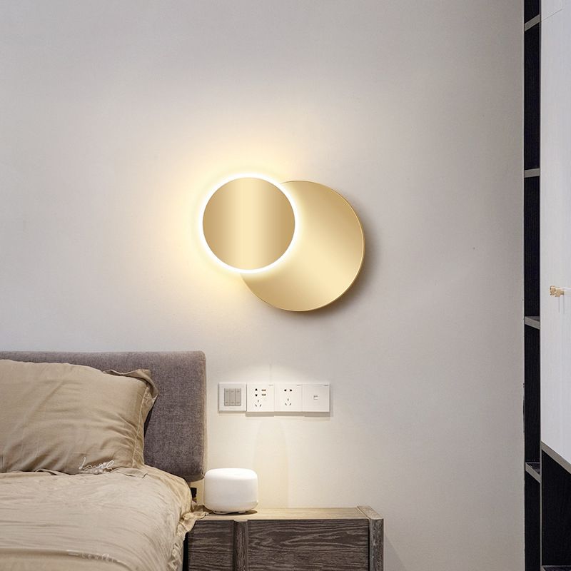 Modern LED Wall Mount Light 1-Light Wall Sconce Light with Acrylic Shade for Living Room
