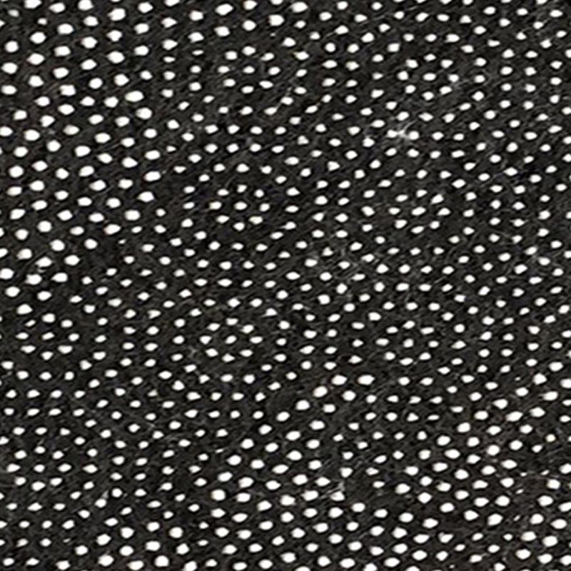 Tapis moderne noir Poyester Waves Rapis intérieur Rapis lavable pour la décoration de la maison